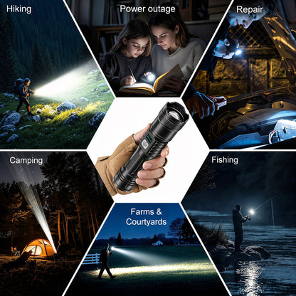 EXCLUSIVE 70% OFF 🔥VERSION 2.0 Super Bright Ultimate Survival Flashlight|3M+ Sold Worldwide ️🏆80X Brighter Beam|120-Hour Battery |Advanced COB LEDs