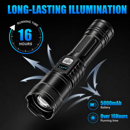 EXCLUSIVE 70% OFF 🔥VERSION 2.0 Super Bright Ultimate Survival Flashlight|3M+ Sold Worldwide ️🏆80X Brighter Beam|120-Hour Battery |Advanced COB LEDs