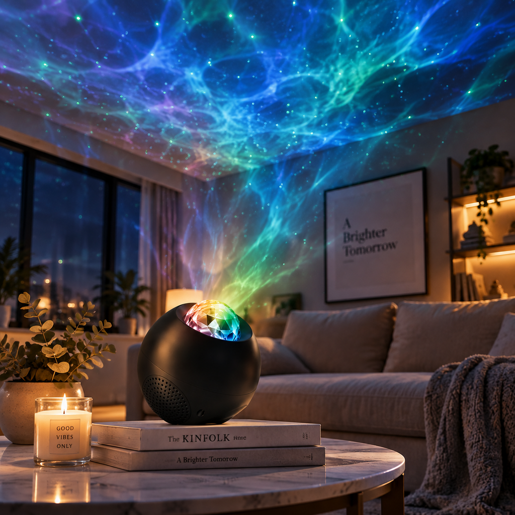 SemKlinge CosmicWave Star Projector Night Light