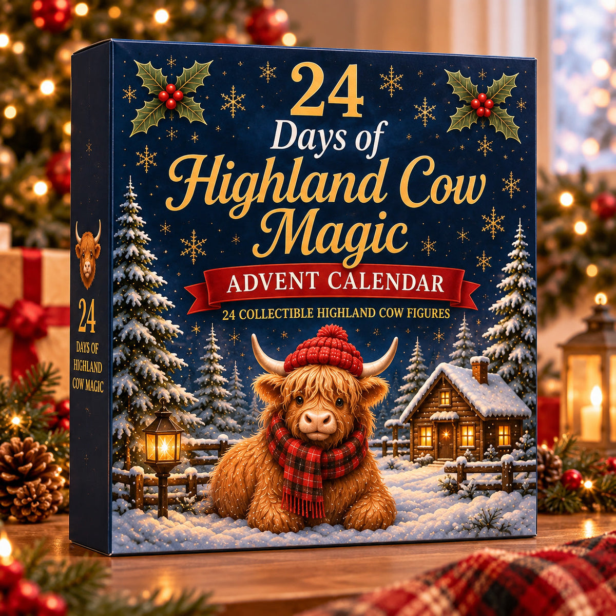 24 Days of Highland Cow Advent Calendar