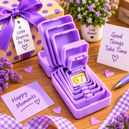 67-Layer Surprise Gift Box – Fun Mystery Unboxing Gift for Kids & Teens