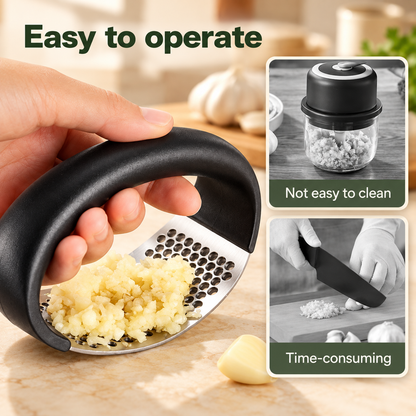 🔥430 Stainless Steel Ring Garlic Press