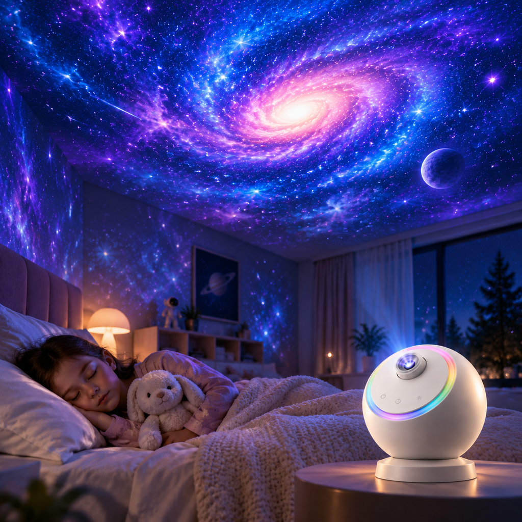 SemKlinge GalaxyDream Star Projector Kids Night Light