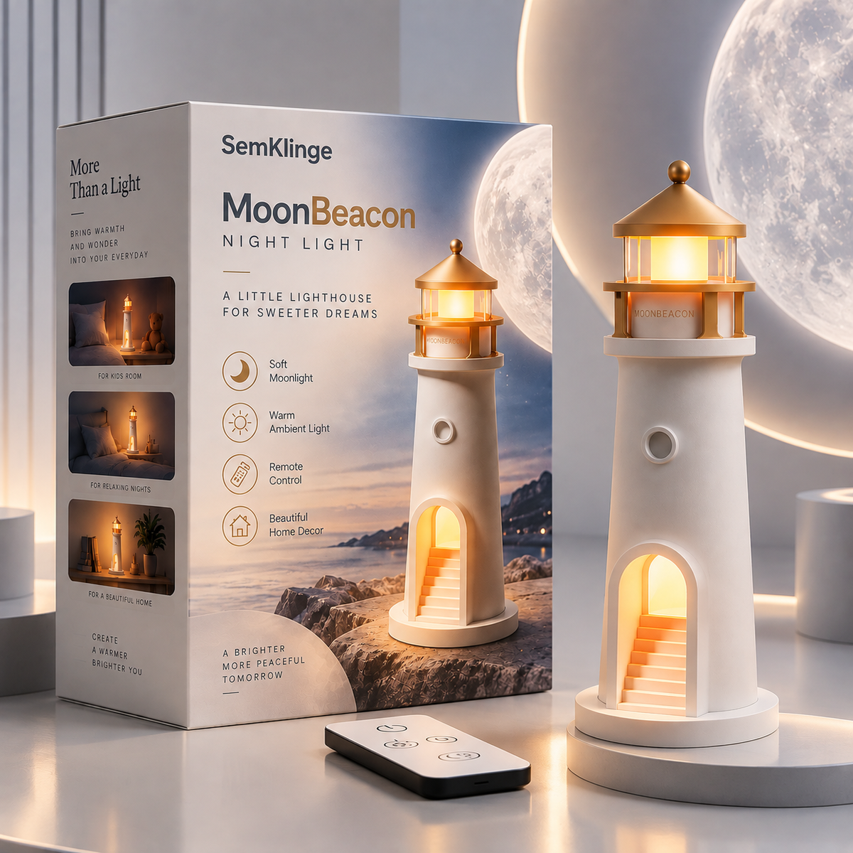 SemKlinge MoonBeacon Night Light