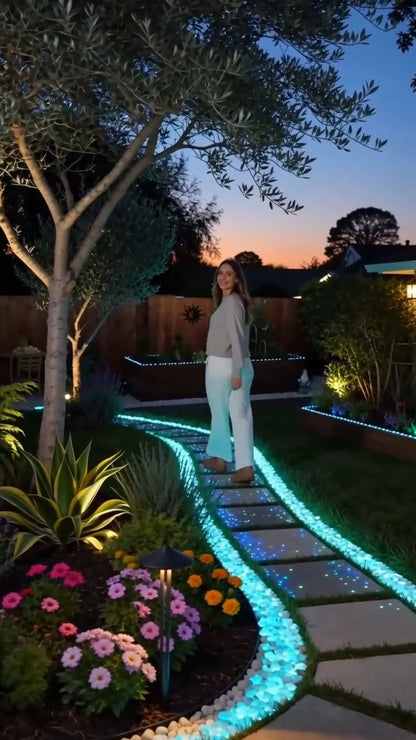 Colorful Glow-in-the-Dark Garden Stones🔥