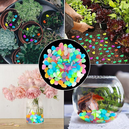 Colorful Glow-in-the-Dark Garden Stones🔥