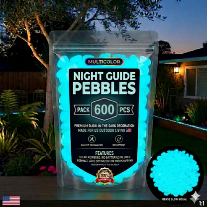 Colorful Glow-in-the-Dark Garden Stones🔥