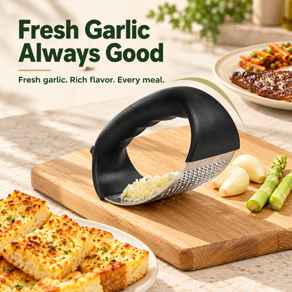 🔥430 Stainless Steel Ring Garlic Press