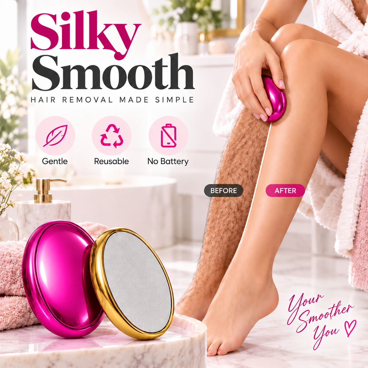Ergonomic Hair Removal Tool