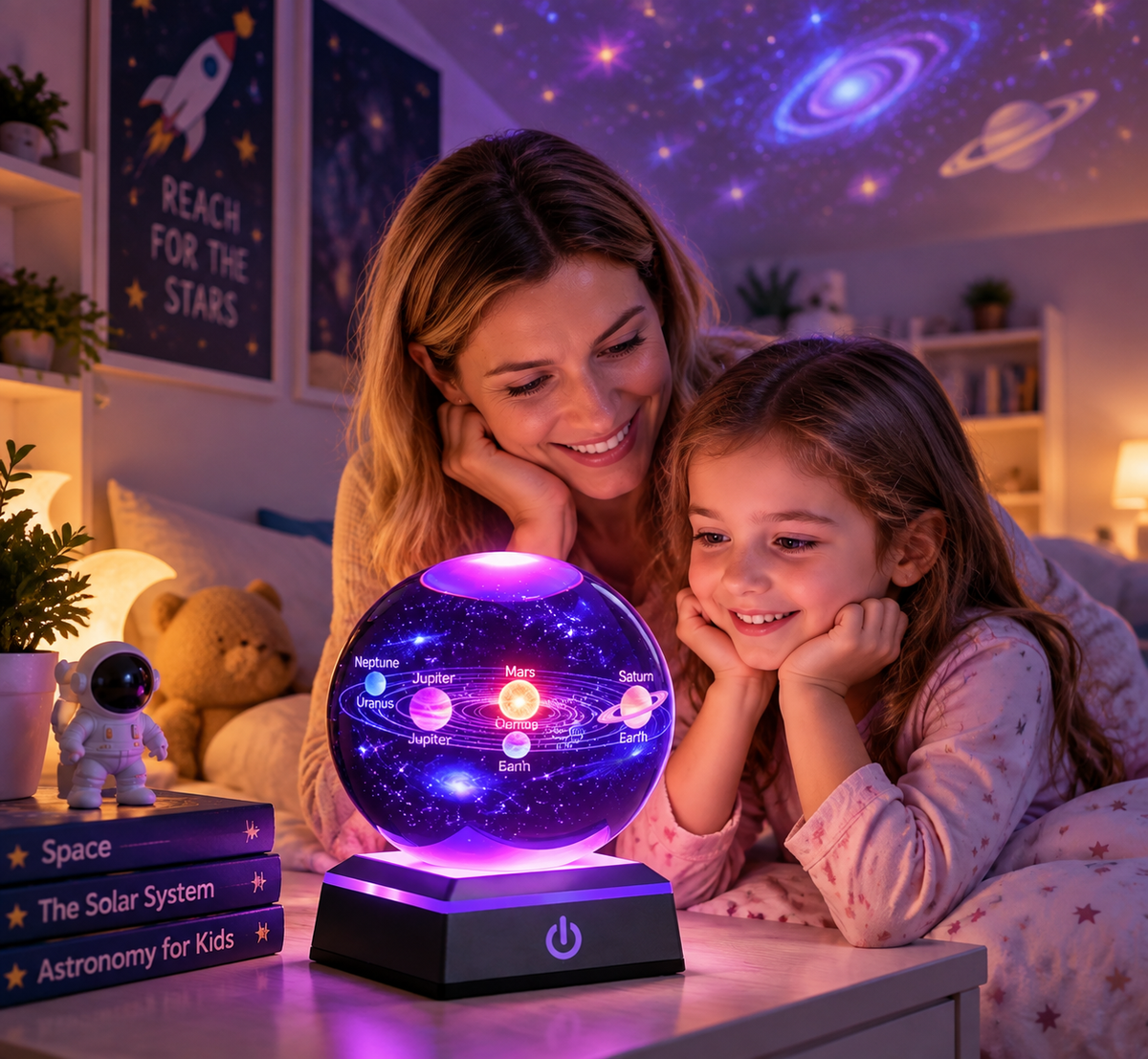 SemKlinge LunarGlow 3D Moon Lamp