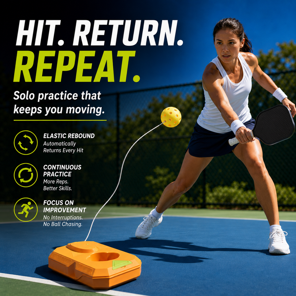 Pickleball Rebound Trainer – Portable Practice Set