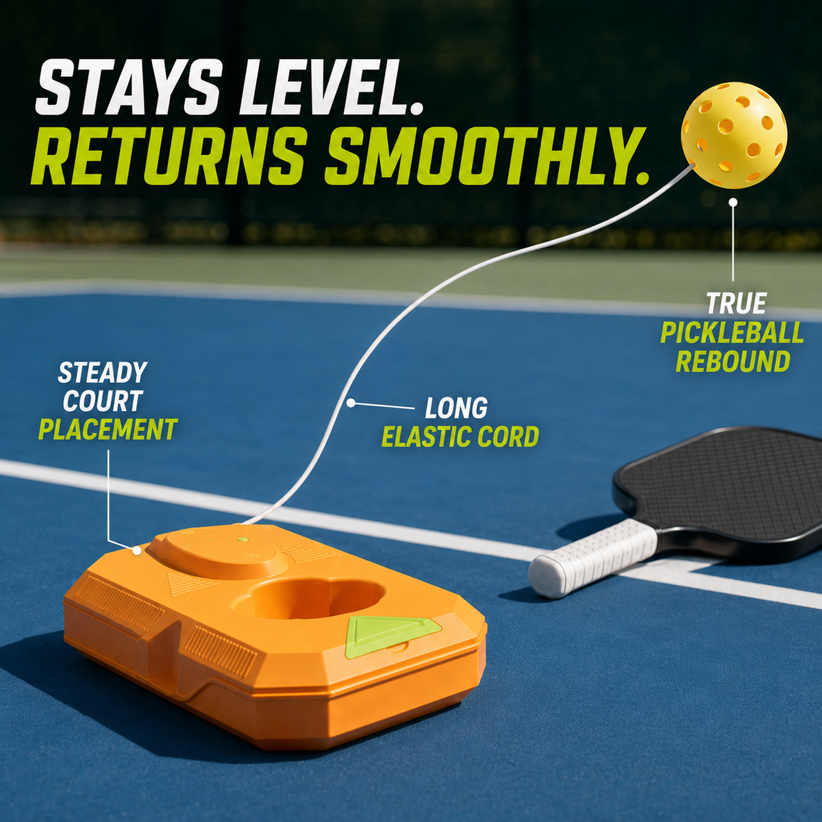 Pickleball Rebound Trainer – Portable Practice Set