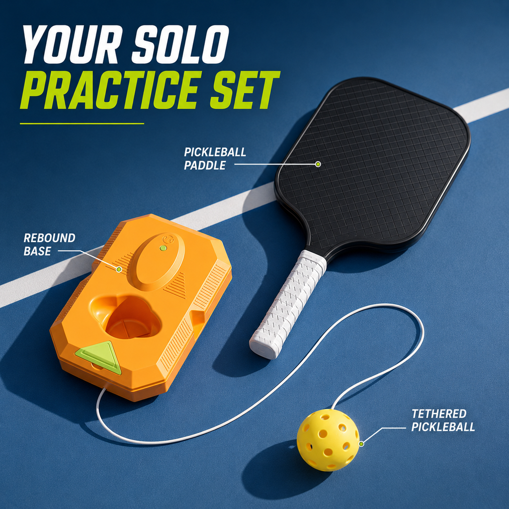 Pickleball Rebound Trainer – Portable Practice Set