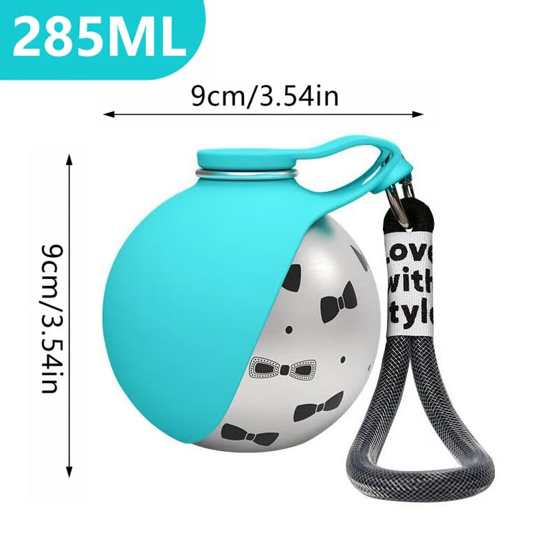 2-in-1 Portable Dog Water Bottle - Leak-Proof & Compact