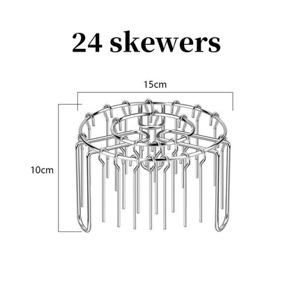 ✨Soporte de brochetas de acero inoxidable para freidora de aire🍢